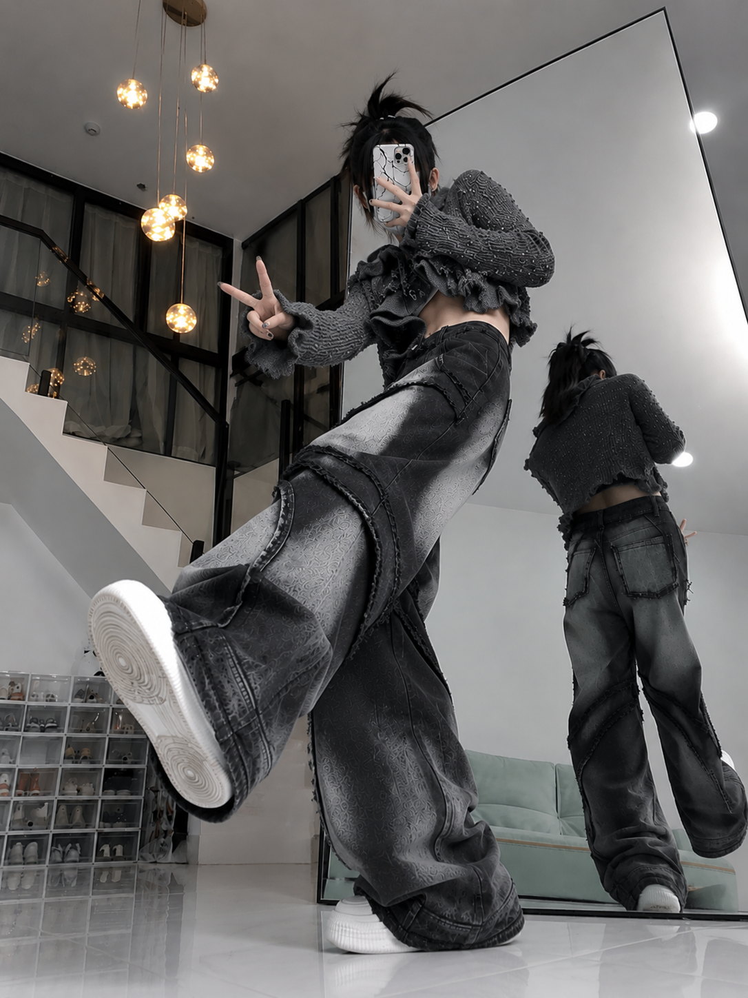 SJ Distorted Wave Denim