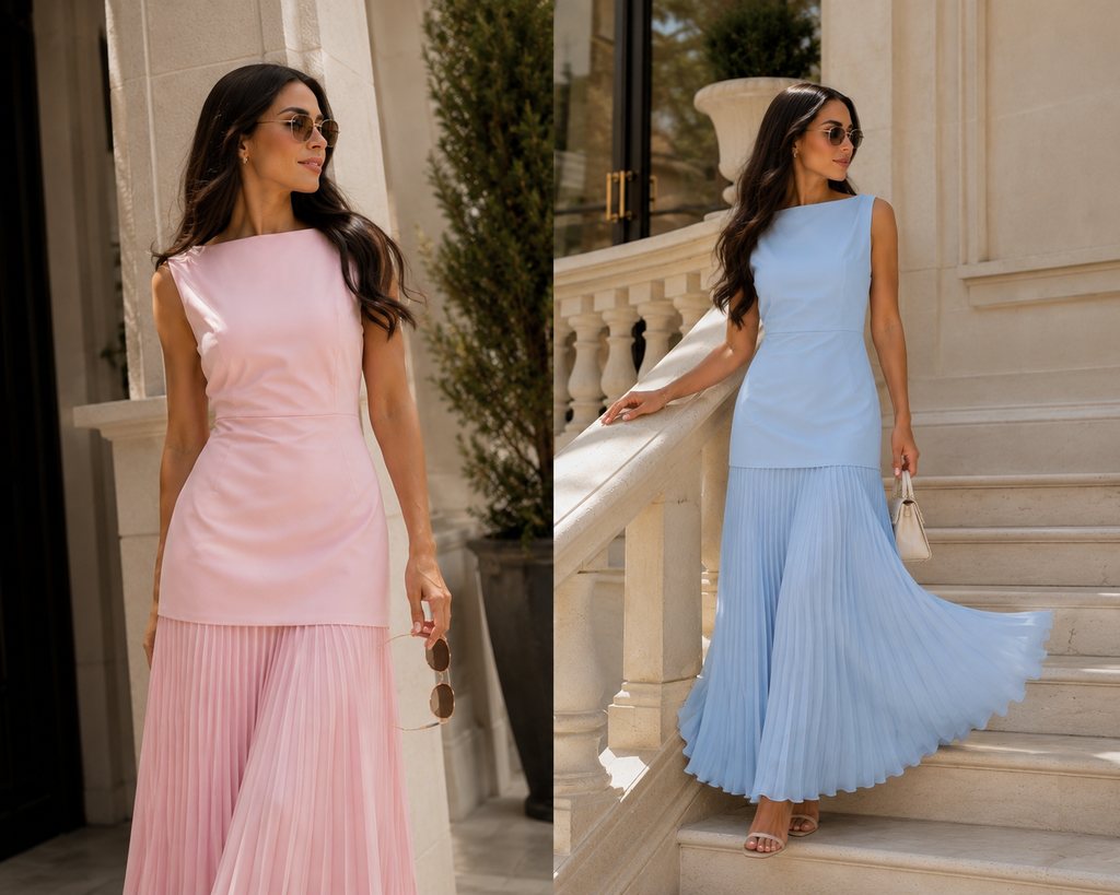SJ Elan Pleated Maxi