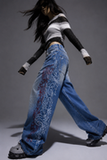 SJ Tribal Drift Baggy Jeans