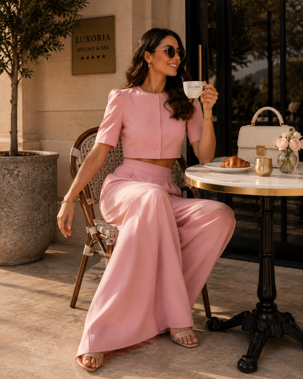 SJ Elan Luxe Two- Piece Set