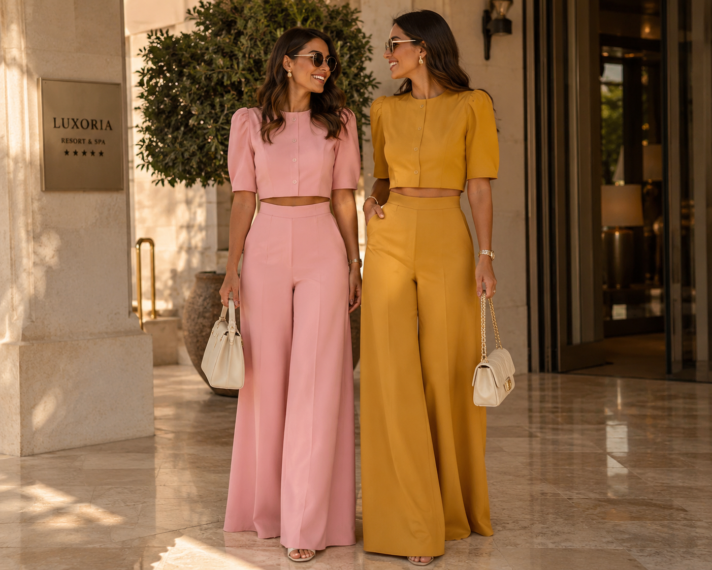 SJ Elan Luxe Two- Piece Set
