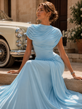 SJ Celestine Chiffon Couture Gown