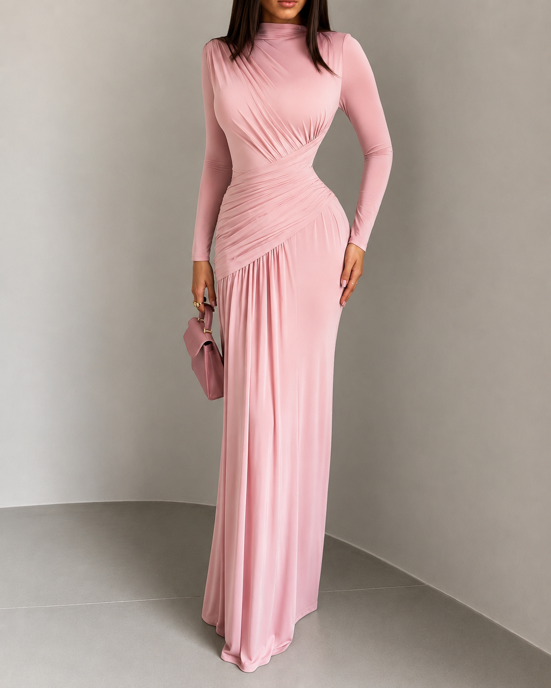 SJ Elise Draped Luxe Gown