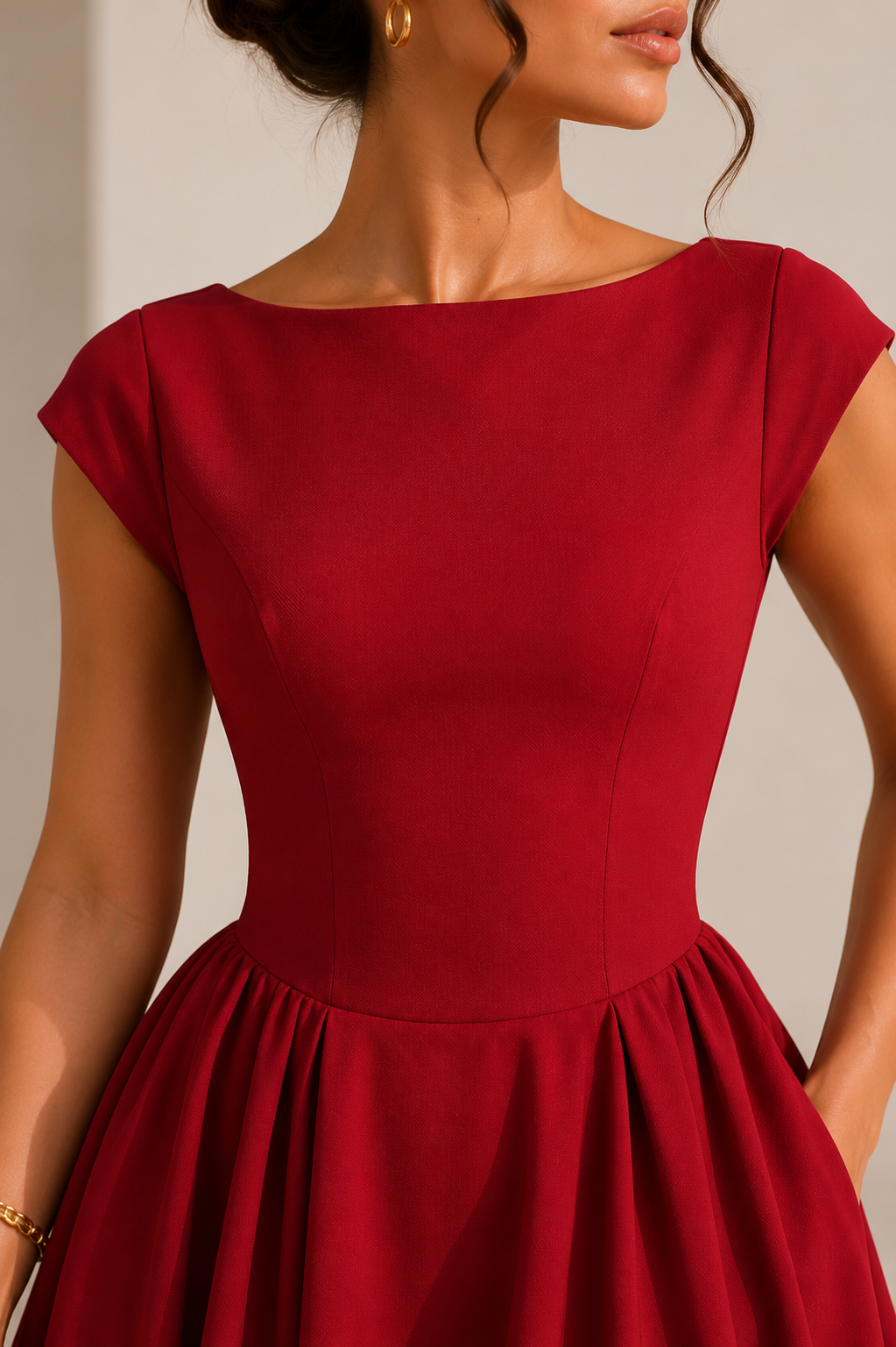 SJ Rosette Grace Midi Dress